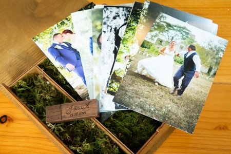Boite photo de mariage